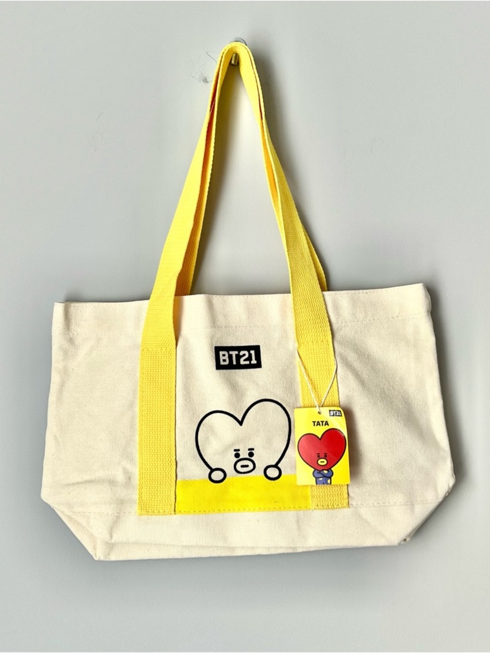 BTS BT21 Mini Canvas Tote Bag - TATA (V)